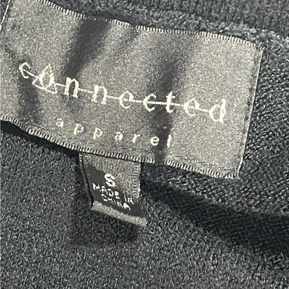 Connected Apparel Black cowl neck sweater dress women’s size S - Picture 12 of 13